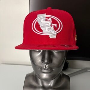 New Era San Francisco 49ers fitted cap 7 3/8